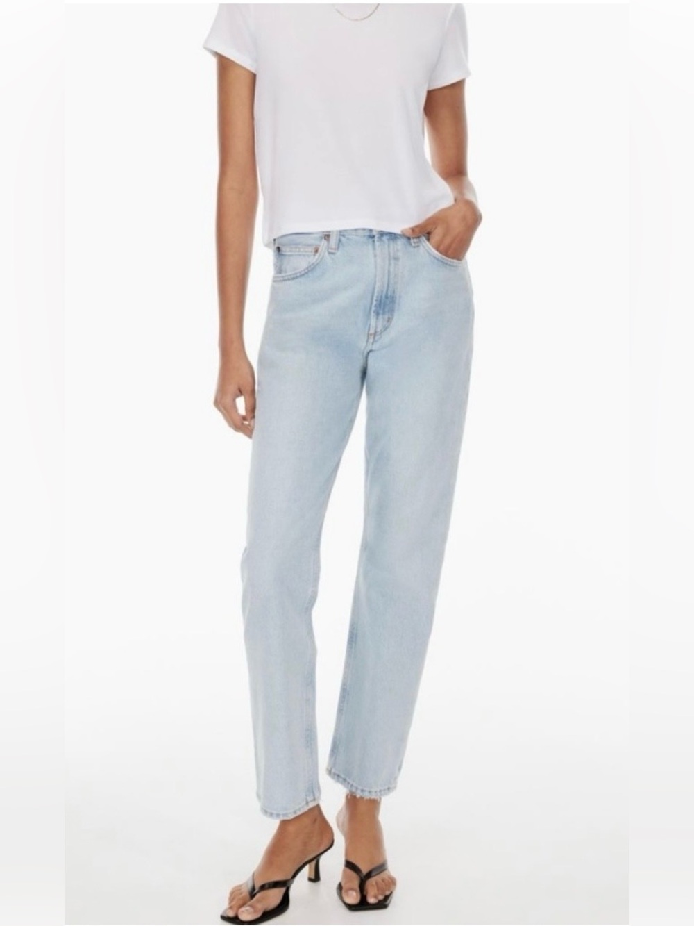 Agolde mia mid rise straight jeans size 28